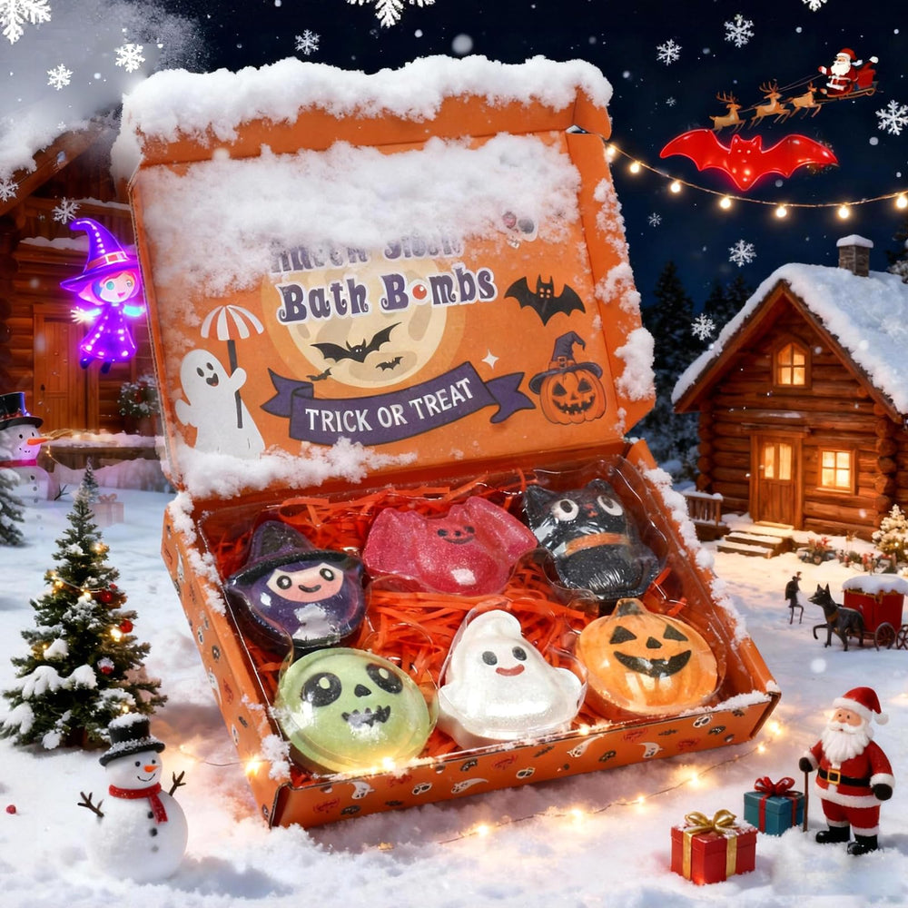 WARMLIFE chauve-souris-bombe-bain, couleurs vives et ébullition magique.
