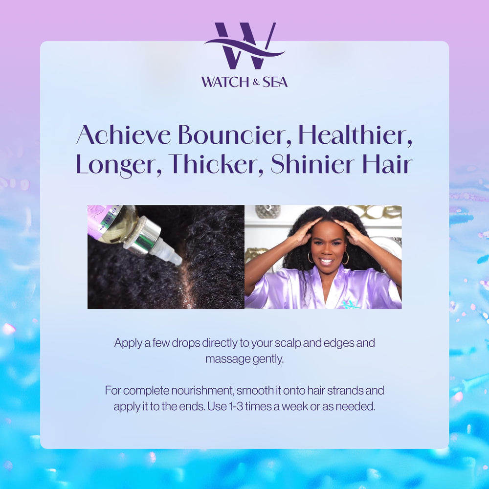 Utilisation quotidienne recommandée pour tous types de cheveux Watch & Sea Beauty
