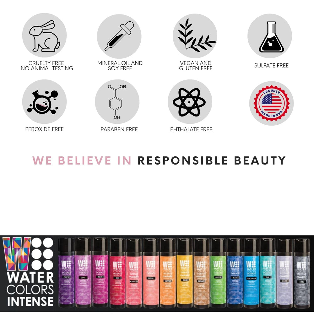 Watercolors INTENSE MÉTALLIQUE, application quotidienne — convient au rythme sans effort.