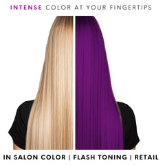 Mousse riche Watercolors violet dépose la couleur et hydrate les cheveux
