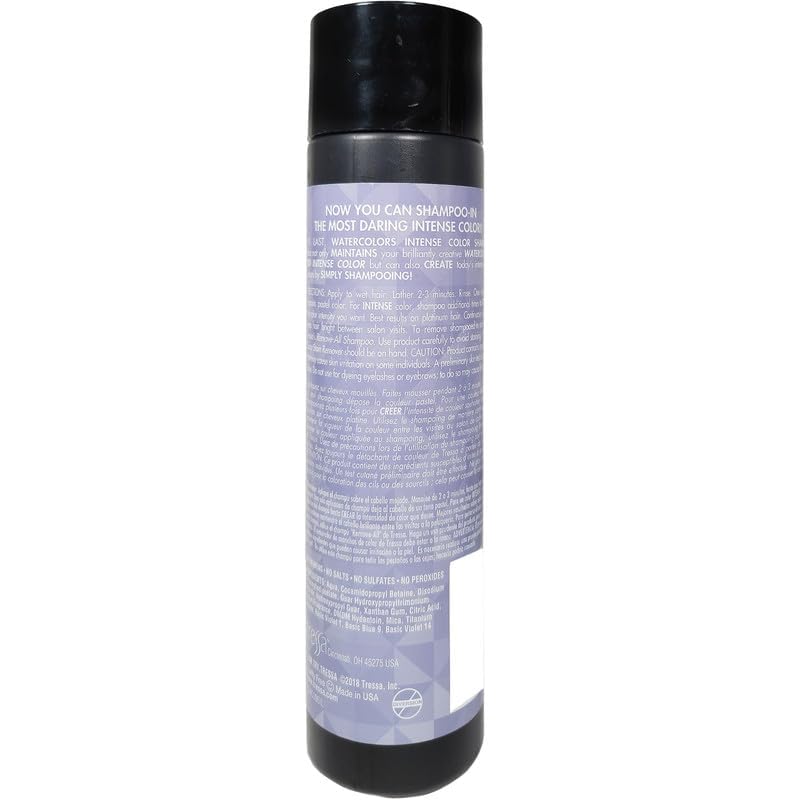 Watercolors Shampoing argent : rituel quotidien pour entretenir la couleur argentée.