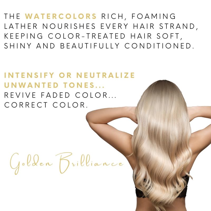 Watercolors peut s'utiliser quotidiennement sans sulfates pour cheveux souples