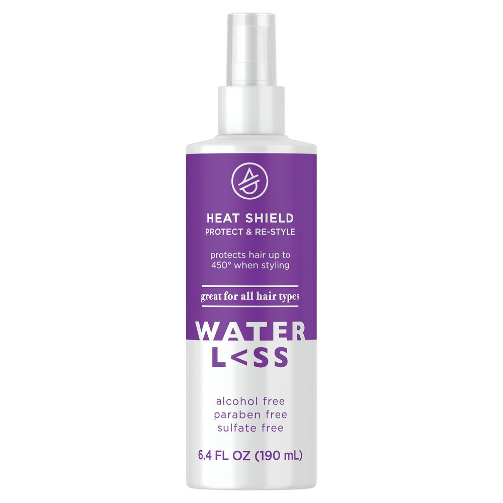 Waterless Heat Shield sur la bouteille: protection thermique jusqu a 450 degrés lors du coiffage