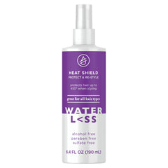 Waterless Heat Shield sur la bouteille: protection thermique jusqu a 450 degrés lors du coiffage
