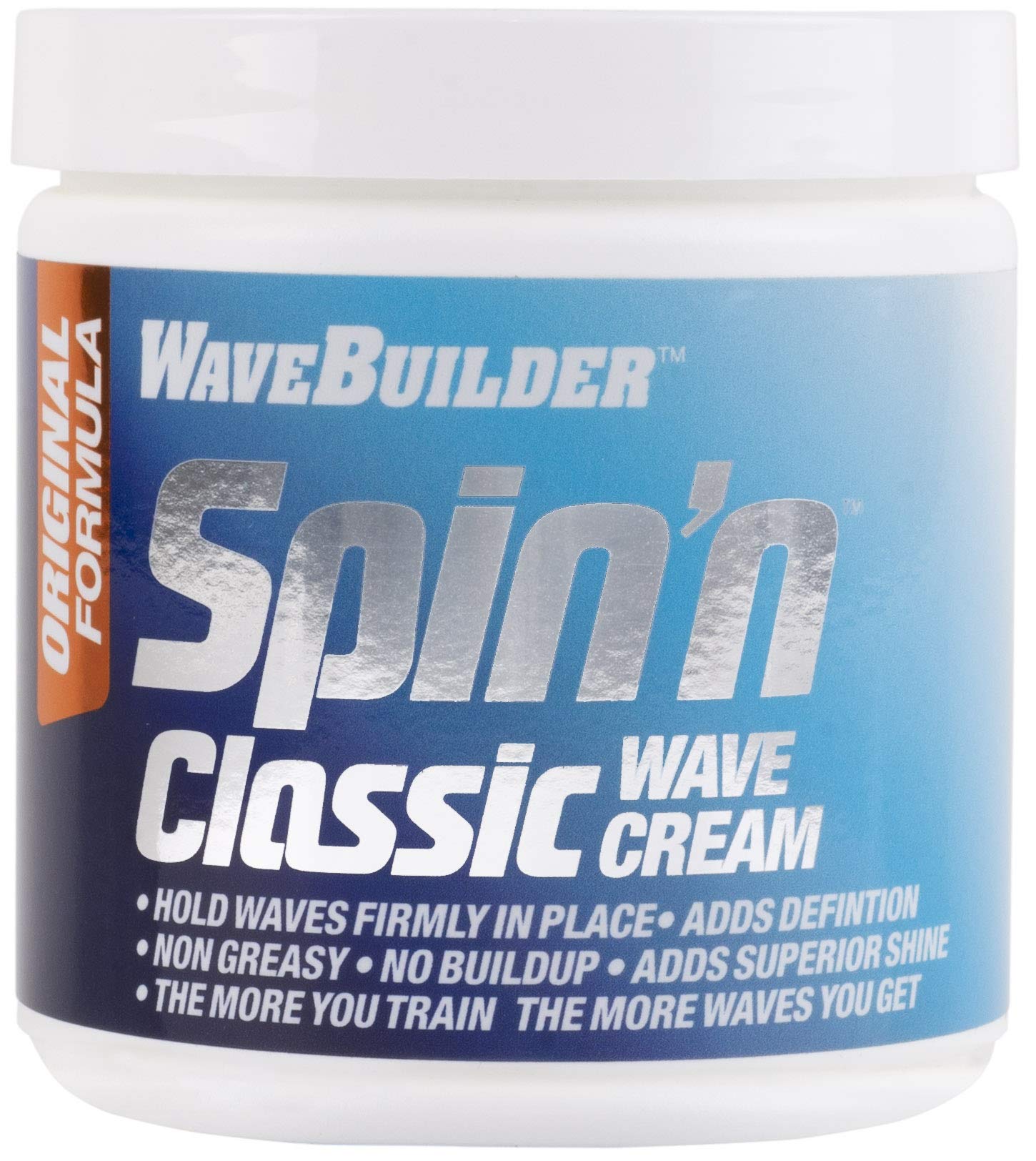 WAVEBUILDER Spin’n Classic Cream: texture veloutée pour des vagues définies et durables.
