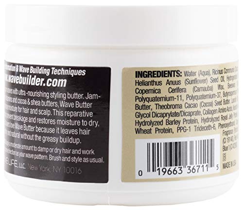 WAVEBUILDER Beurre cacao-karité application, douceur et souplesse quotidiennes.