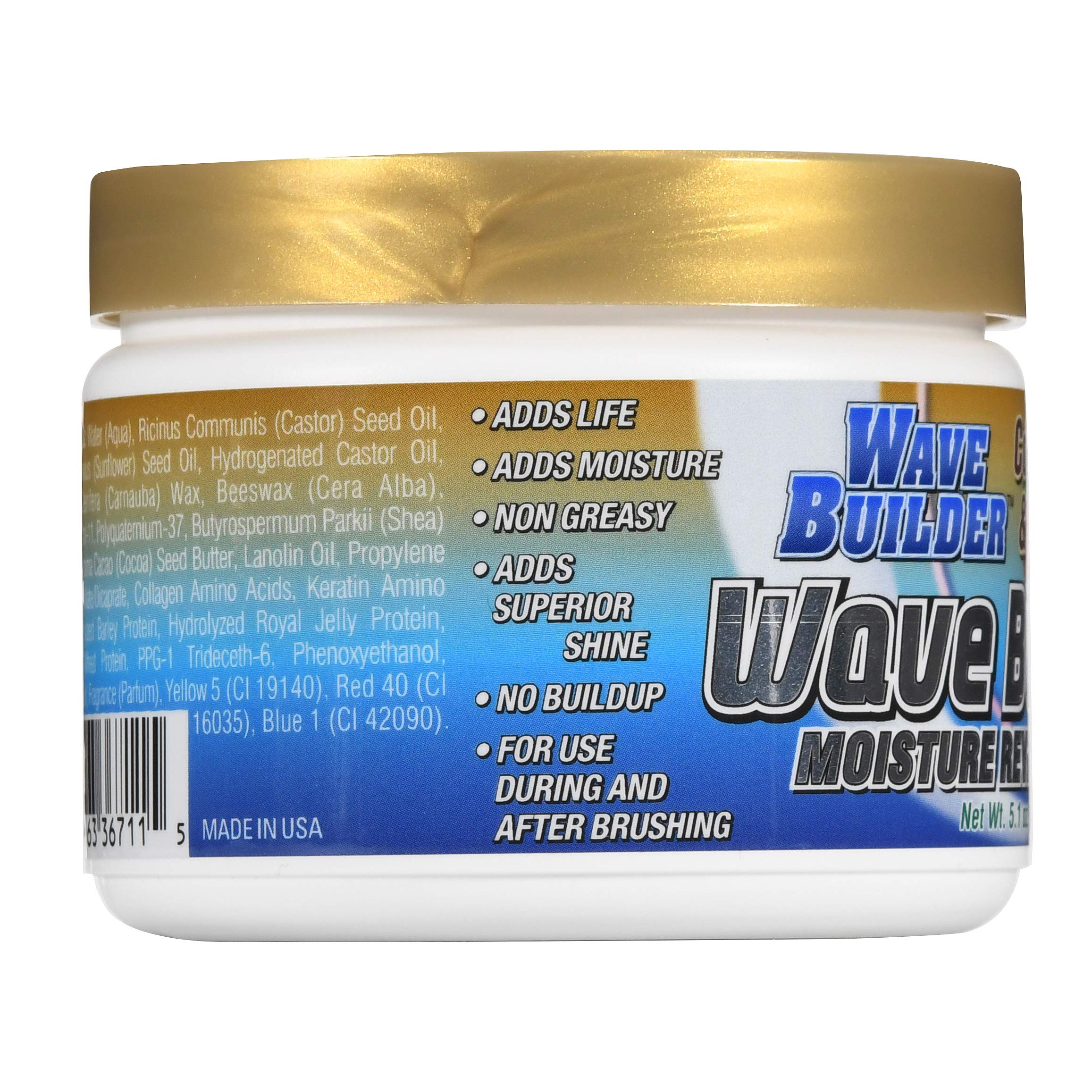 WAVEBUILDER Beurre cacao-karité brillance naturelle et soin léger.