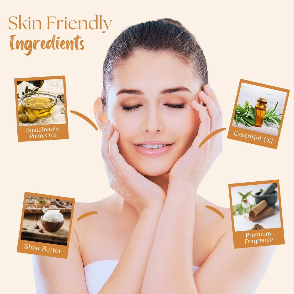 Savon naturel hypoallergénique sans produits nocifs, Santal Patchouli, Wavertree & London.