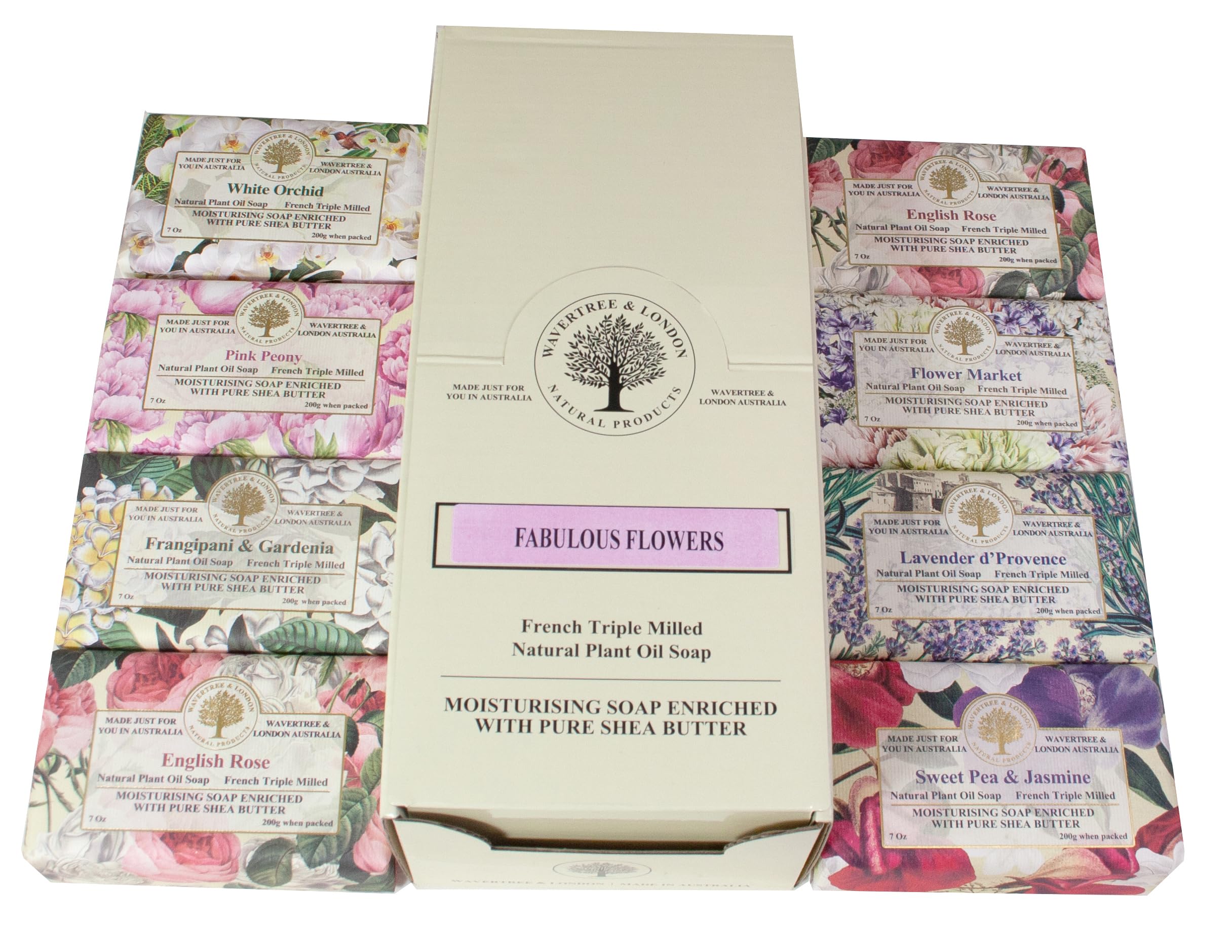 Savon floral Wavertree & London, parfum subtil et durable pour votre rituel quotidien.