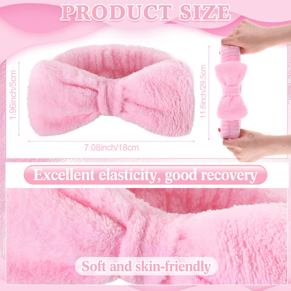 Bandeau Wavyknot en flanelle douce, dimensions 18x5 cm.