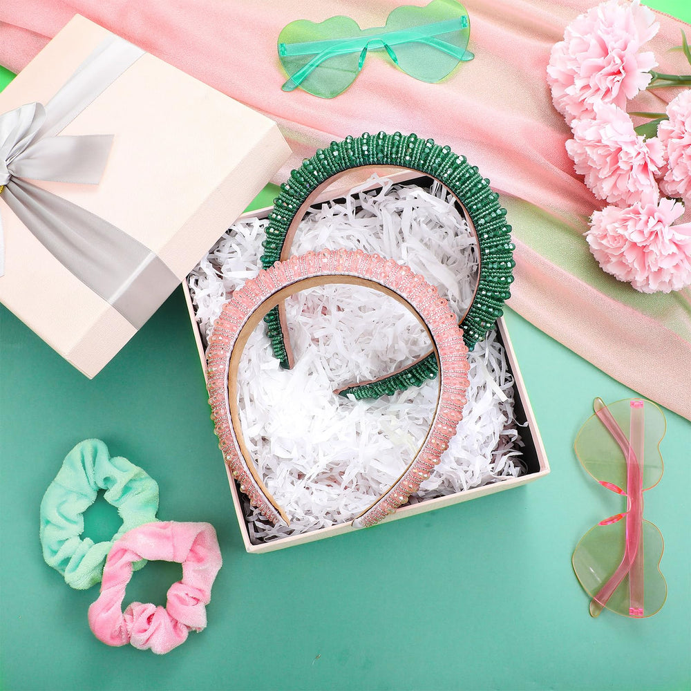 Wavyknot serre-tête bling cosplay, accessoire chic pour costumes et soirées.