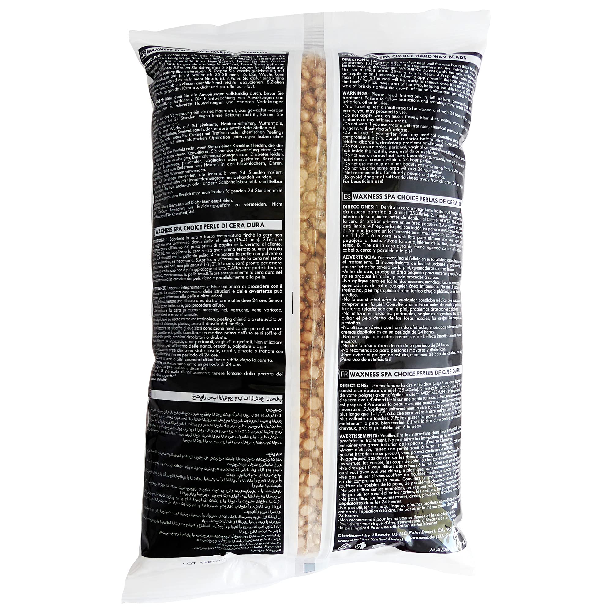 Utilisation à haut volume avec Waxness Spa Choice Mineral Gold
