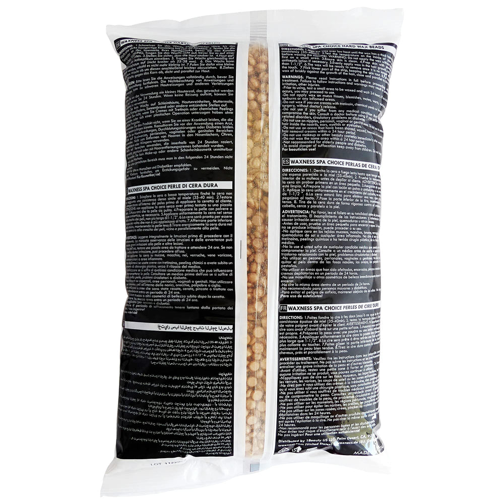 Utilisation à haut volume avec Waxness Spa Choice Mineral Gold