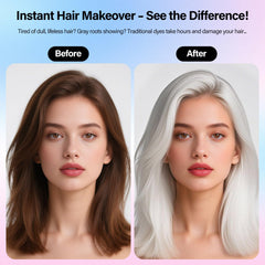 Waybesty spray couleur cheveux blanc — parfait pour cosplay et fêtes.