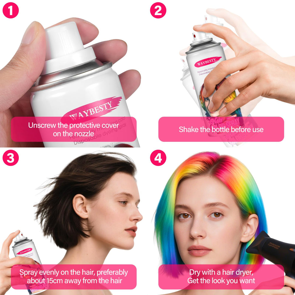 Waybesty Formule Lavable Douce et adaptée à tous types de cheveux.