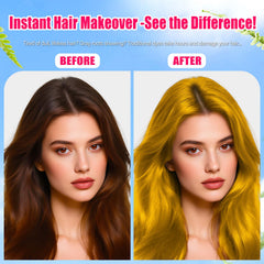Waybesty Spray Coloration Cheveux Application Facile pour une coloration maison sans effort.