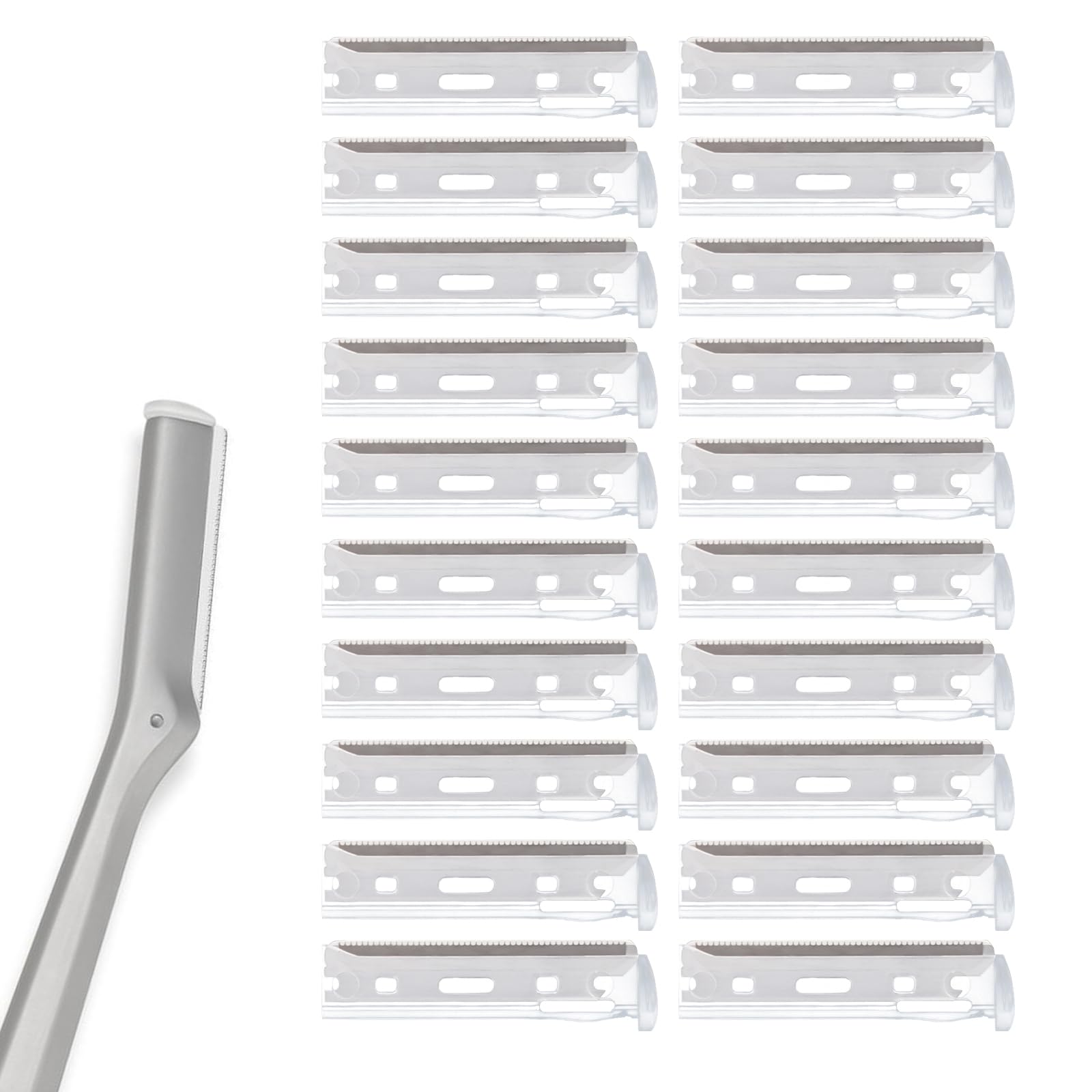 WDVFETGBGHHDSCFRCE – boite de 20 lames rasoir visage pour remplacement durable