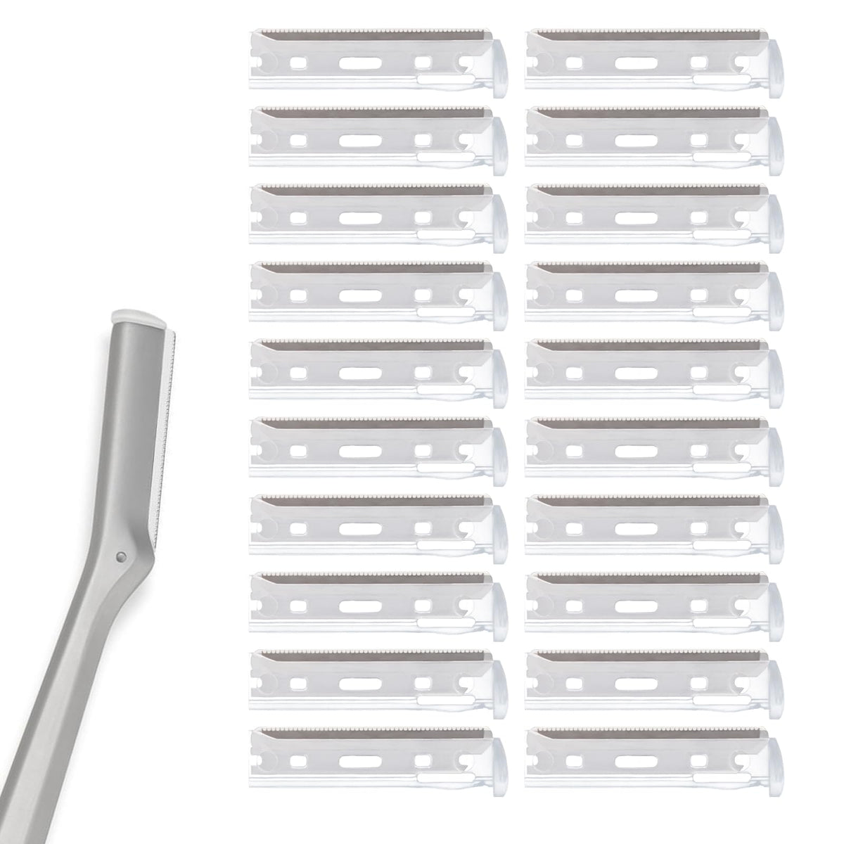 WDVFETGBGHHDSCFRCE – boite de 20 lames rasoir visage pour remplacement durable