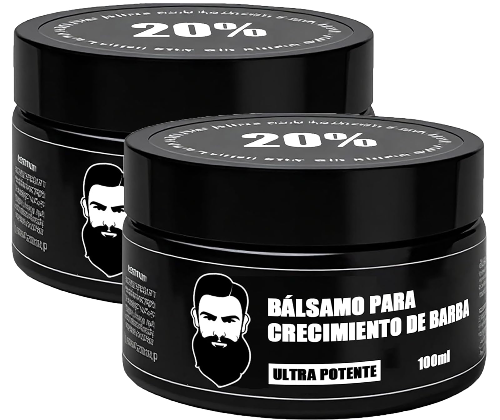 Wdvpue baume stimulant pour barbe — flacon compact facilitant une application précise