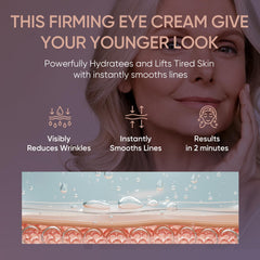 Wealthskin Crème Yeux Instantanée — effet serrage temporaire autour des yeux.