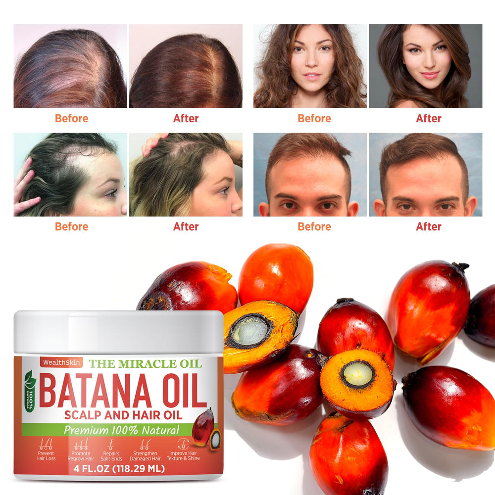Wealthskin Masque Cheveux Batana – texture riche pour nourrir les longueurs.