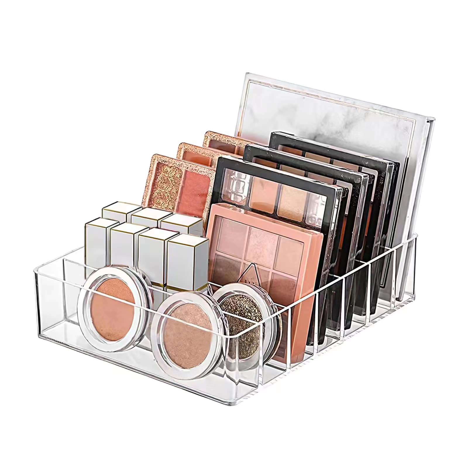 WECHENG Organisateur maquillage pour palettes yeux, rangement clair et pratique.
