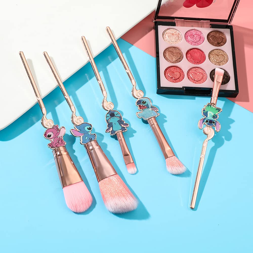 WeChip pinceaux synthétiques doux, brins soyeux pour fond de teint et poudres.
