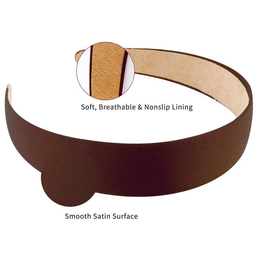 Bandeau satin Wecoe porté par une femme et une fille pour usage quotidien.