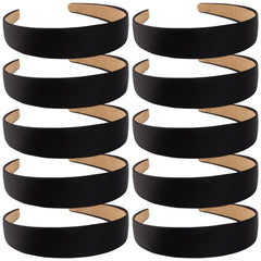 Bandes Wecoe noir satin – grand format pour tous les looks.