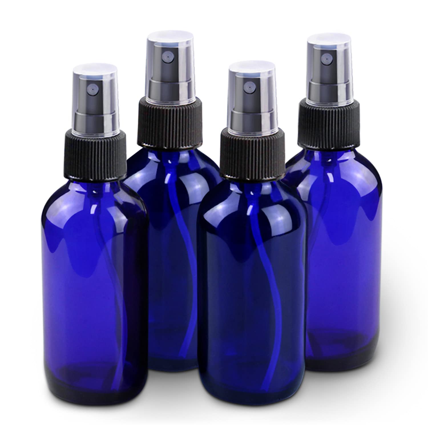 Wedama bouteille mini bleue avec pompe et brume fine, pratique au quotidien.
