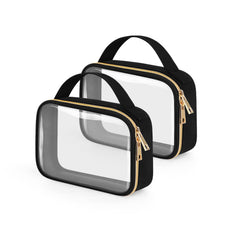 Wedama trousse toilette transparente TSA approuvée pour inspecter rapidement les articles.