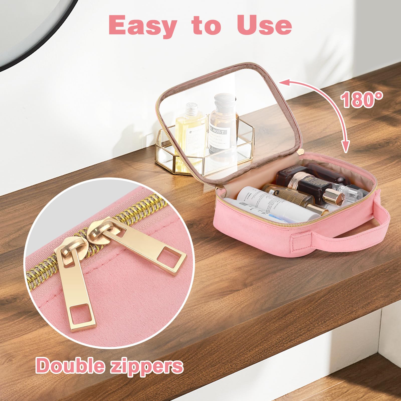 Wedama sac toilette quart taille leger, pratique pour cabine.