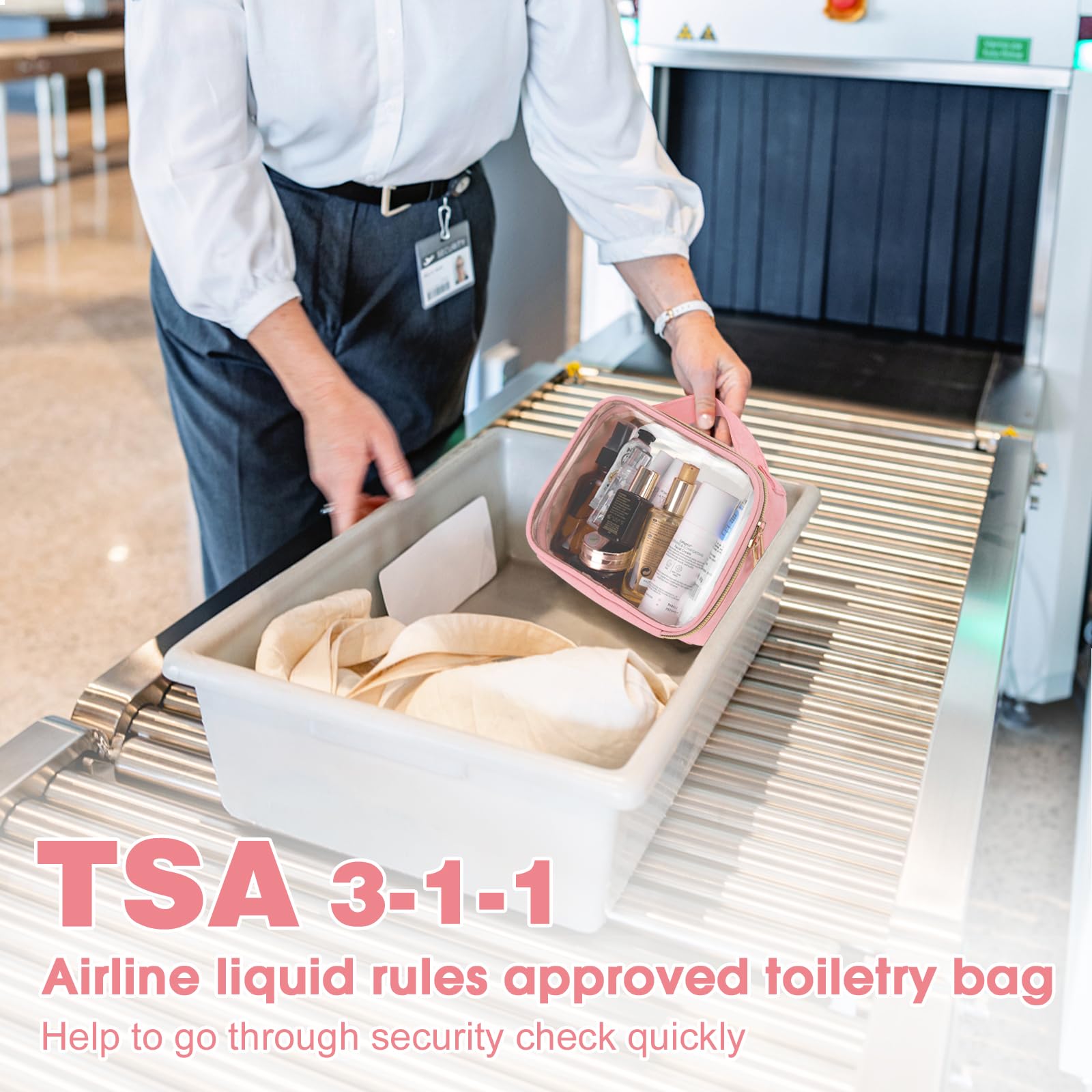 Wedama sacs cosmetiques avec double zip, ouverture a 180°, acces rapide.