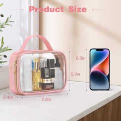 Wedama sacs toilette en PVC clair, resistant et facile a nettoyer.