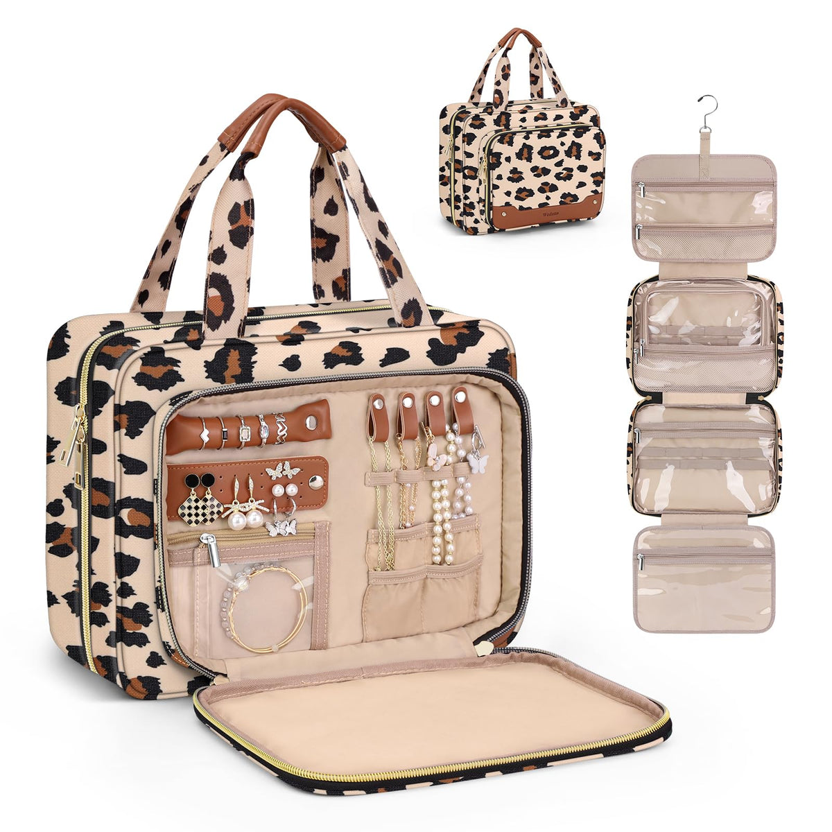 Wedama trousse de toilette pendante, pratique pour voyager et gagner de l'espace.