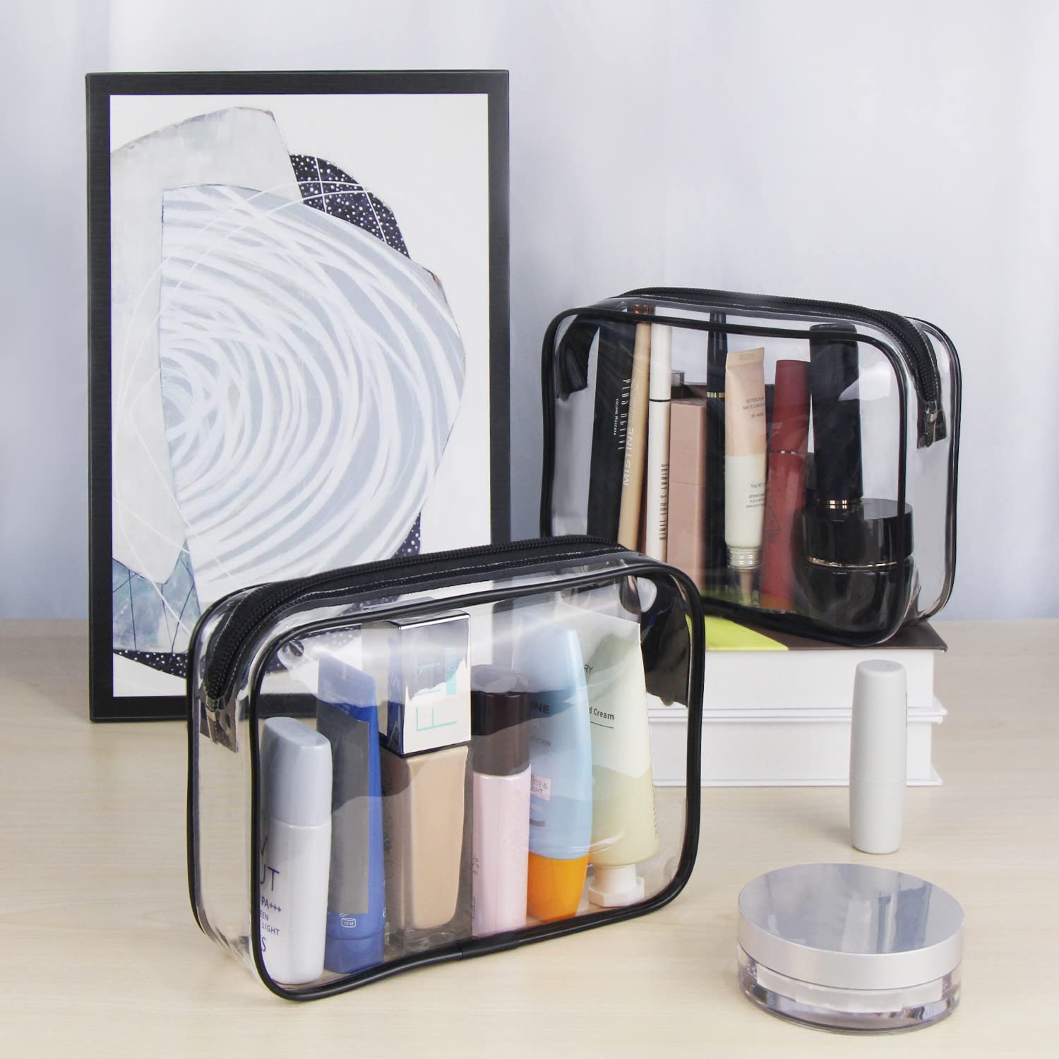 Wedama usage multiples, trousse cosmétiques et accessoires bien organisés en déplacement