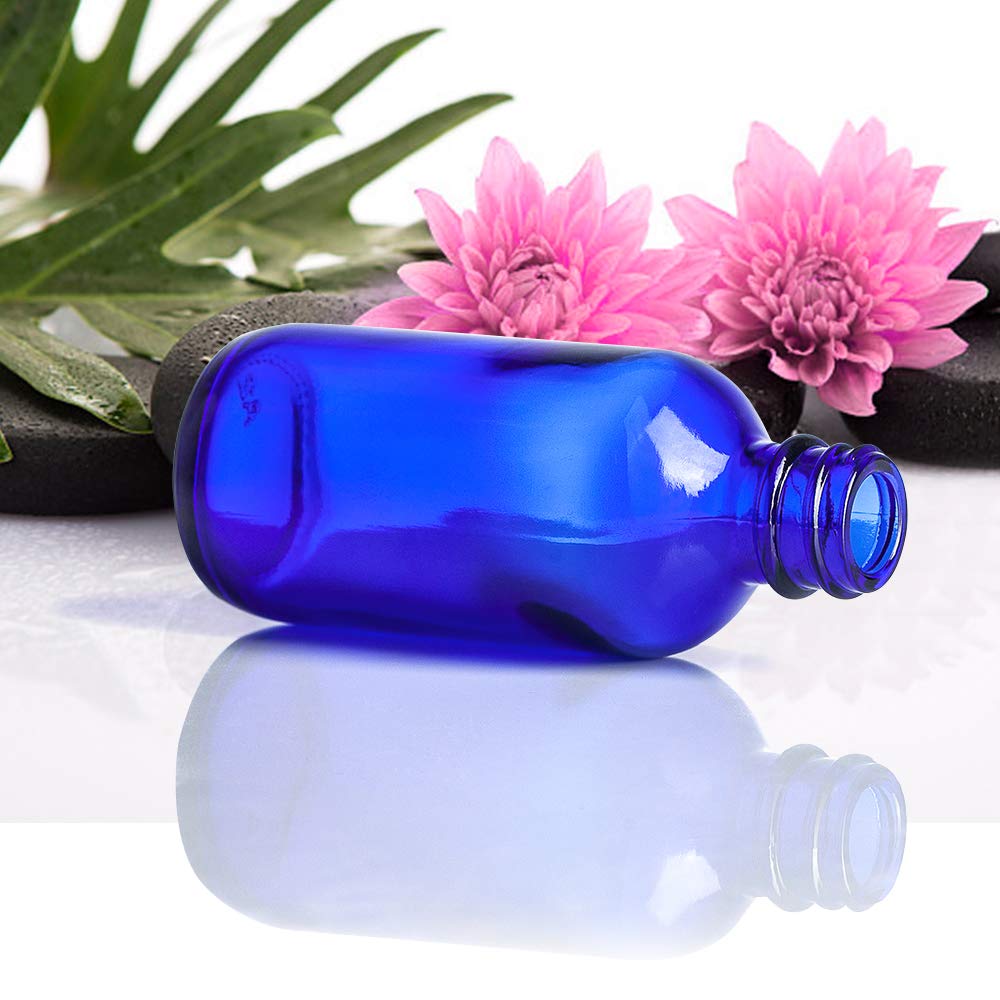 Wedama vaporisateur en verre 2 oz bleu, buse réglable pour sprays ciblés.
