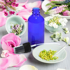 Wedama vaporisateur en verre 2 oz bleu, protection UV préserve vos liquides.