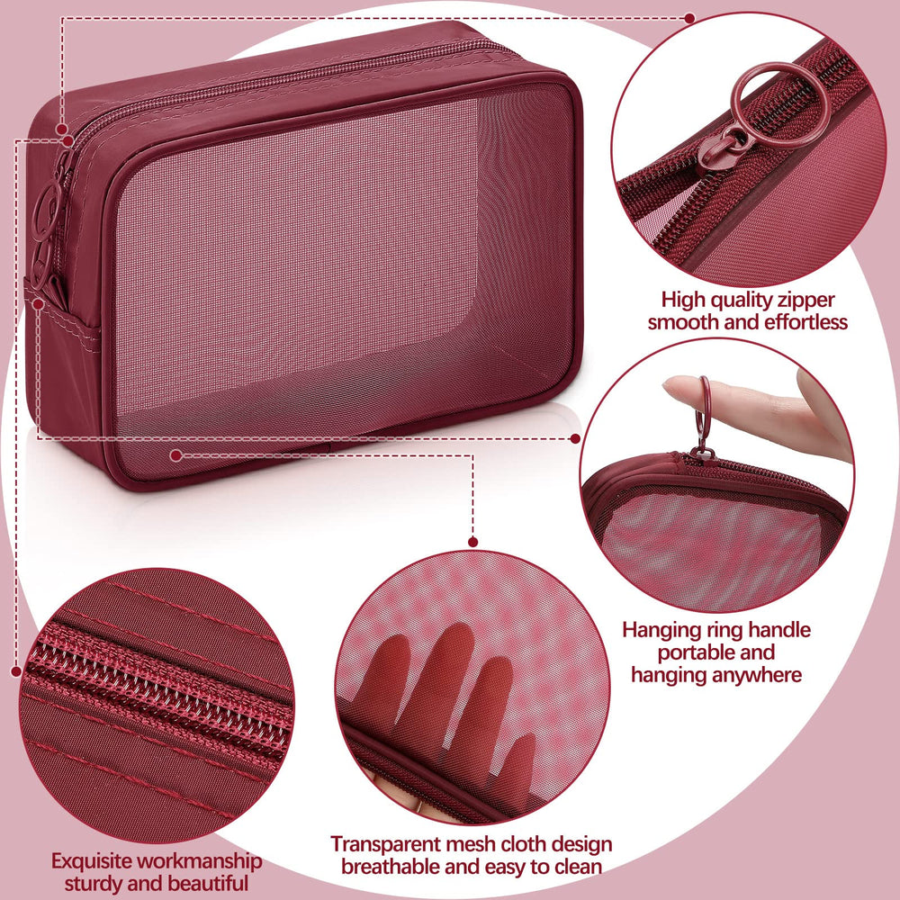 Weewooday étui-voyage-filet-maquillage léger et durable pour vos déplacements.