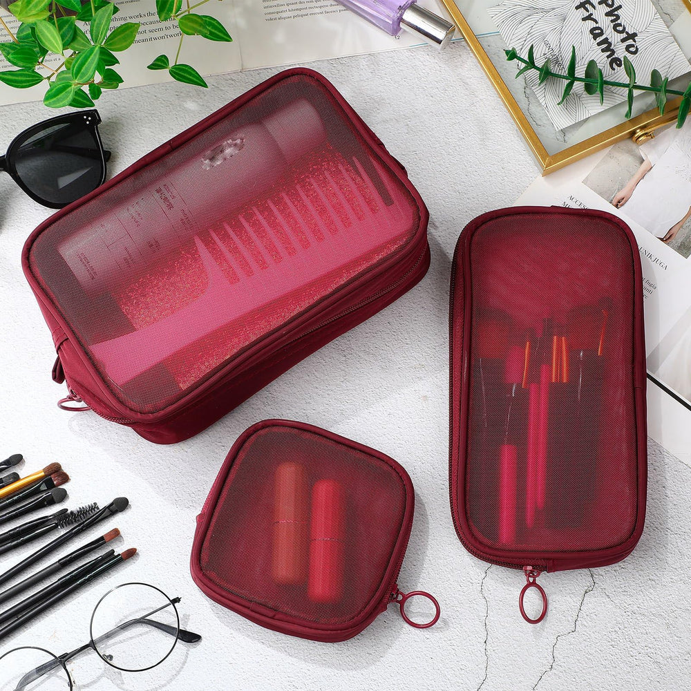 Weewooday pochette-mesh-accessoires-quotidiens idéale pour le sac et le bureau.