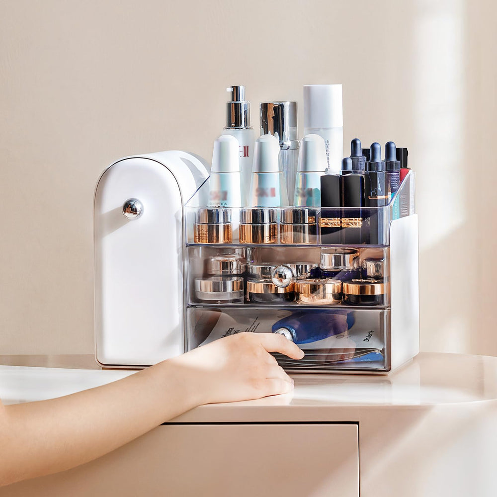 Weidace rangement compact grande capacité sur coiffeuse, gain d espace
