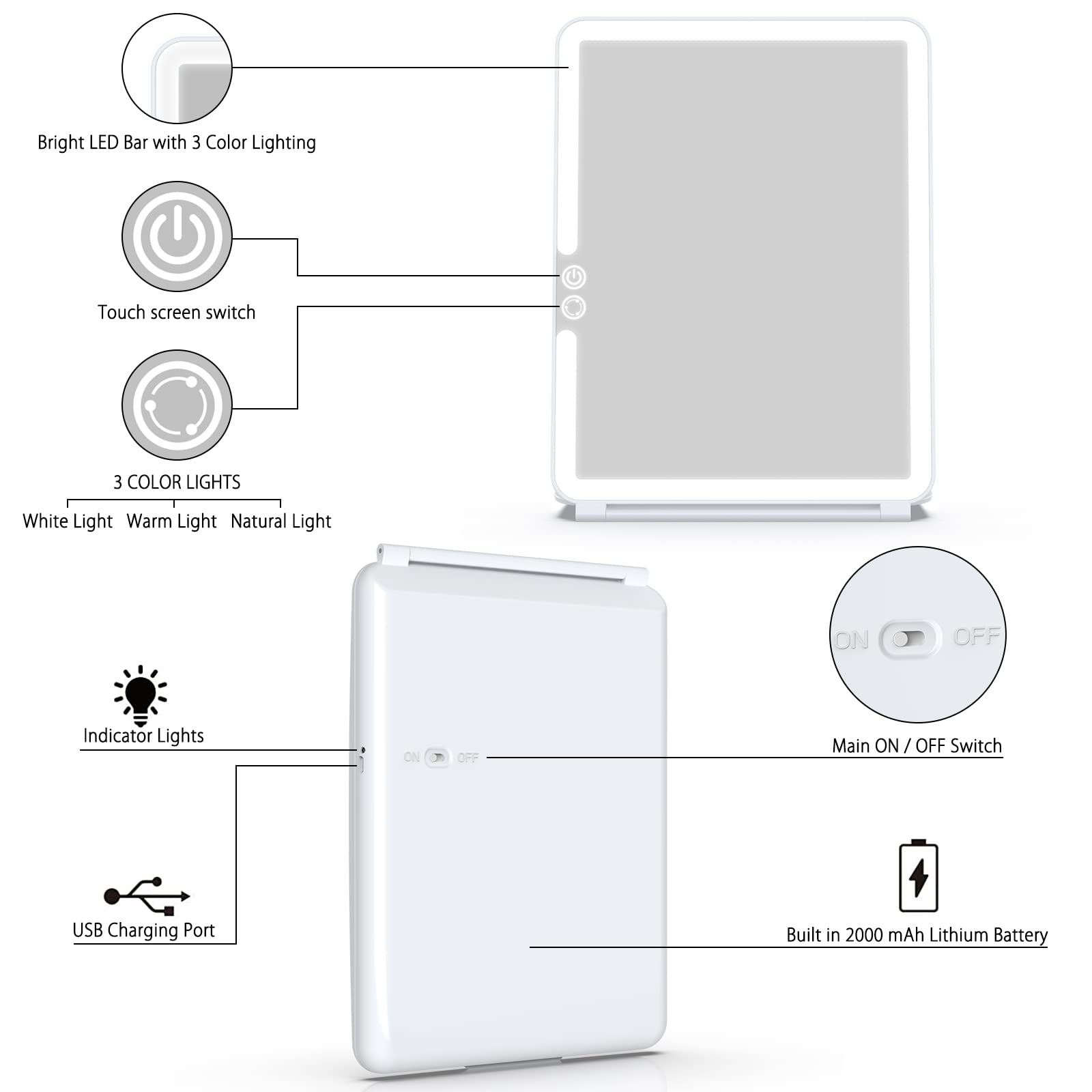 Miroir WEILY cadeau beauté idéal pour occasions spéciales.