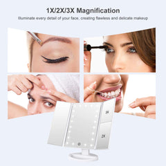 WEILY miroir-grossissement-2x-3x permet détails précis pour traits et cils.