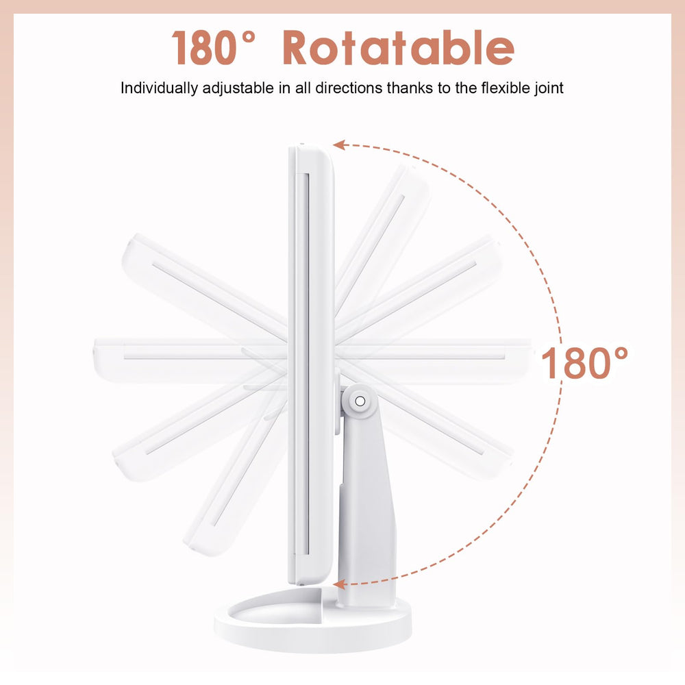 Miroir WEILY lumière naturelle 6500K pour un rendu fidèle.