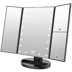 Miroir WEILY avec 21 LED pour un maquillage précis et lumineux