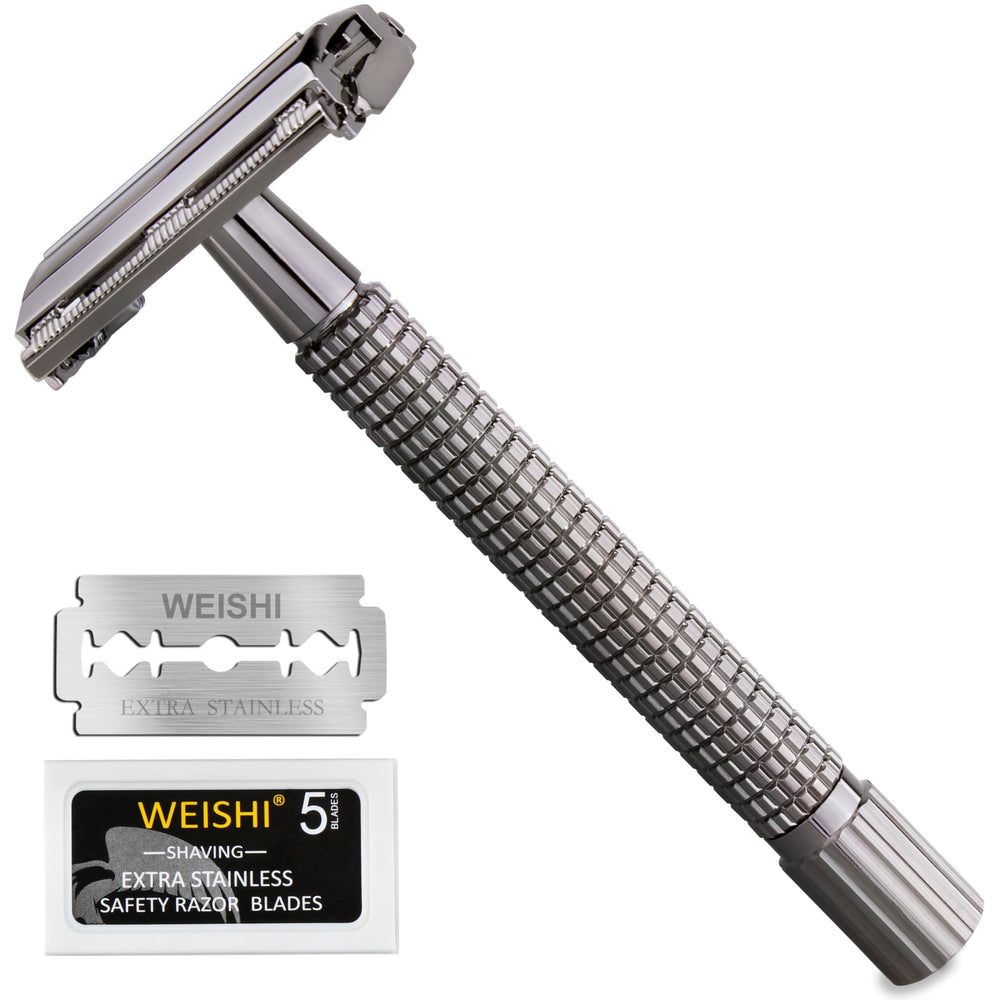WEISHI rasoir poids 74 g favorisant une coupe agréable.
