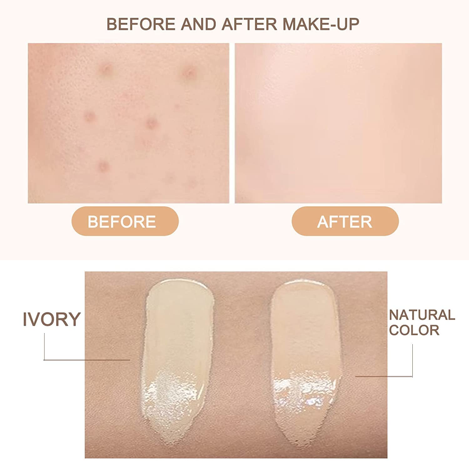 Weispo CC Crème en teintes naturelle et ivoire pour correspondre au teint.