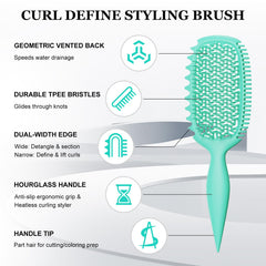 Weldilgit brosse-definition-boucles dents-etroites aide a former clumps uniformes.
