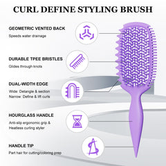 Brosse Weldilgit Manche twist ergonomique pour une prise en main stable.