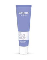 Weleda Crème de jour hydratante, tube : hydratation durable et peau prête pour la journée.